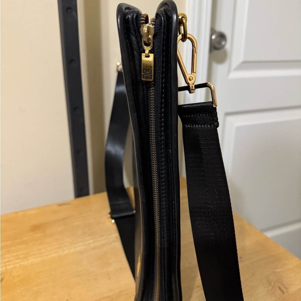 Givenchy Black Leather Portfolio Bag - Picture 4 of 15